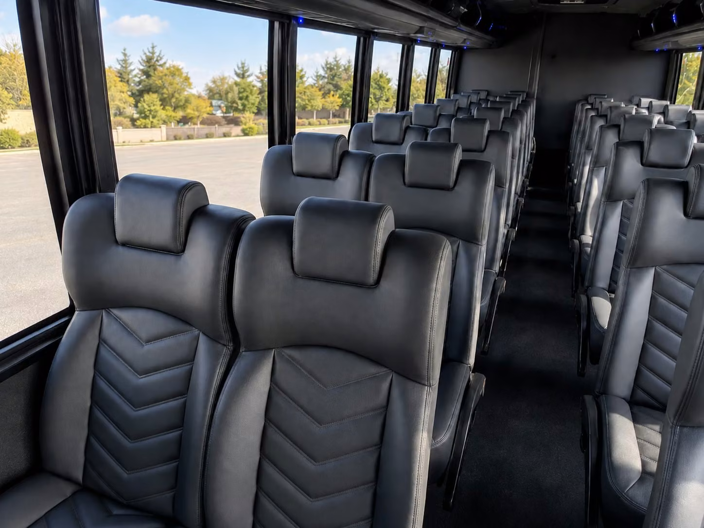 18 passenger minibus inside