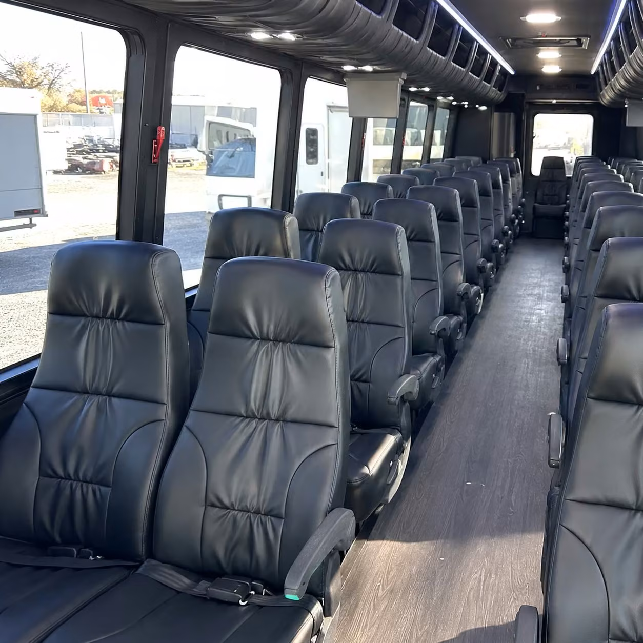 25 passenger minibus inside