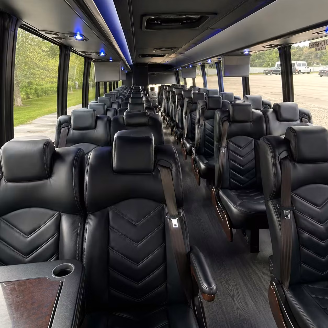 25 passenger minibus interior