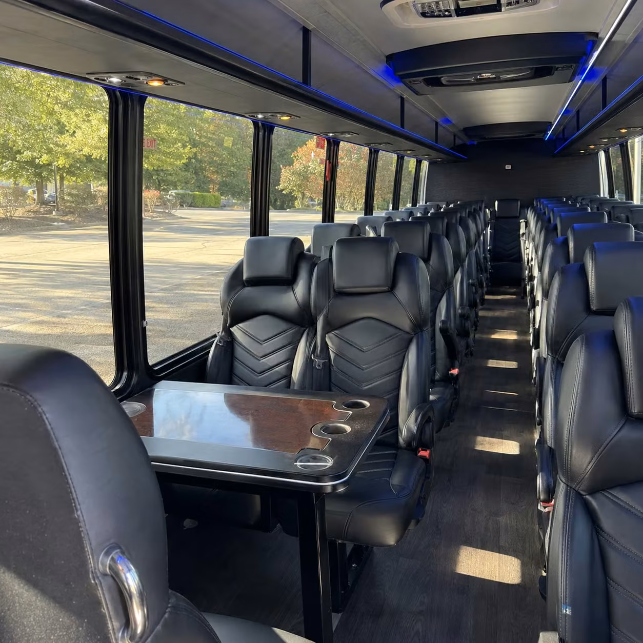 28 passenger minibus inside