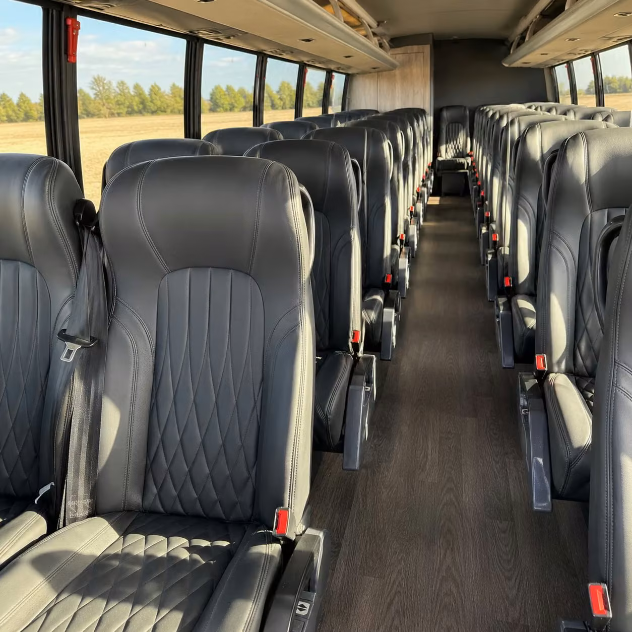 30 passenger minibus inside