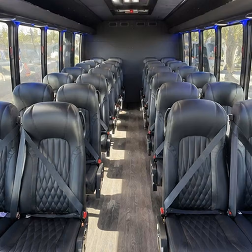 30 passenger minibus interior