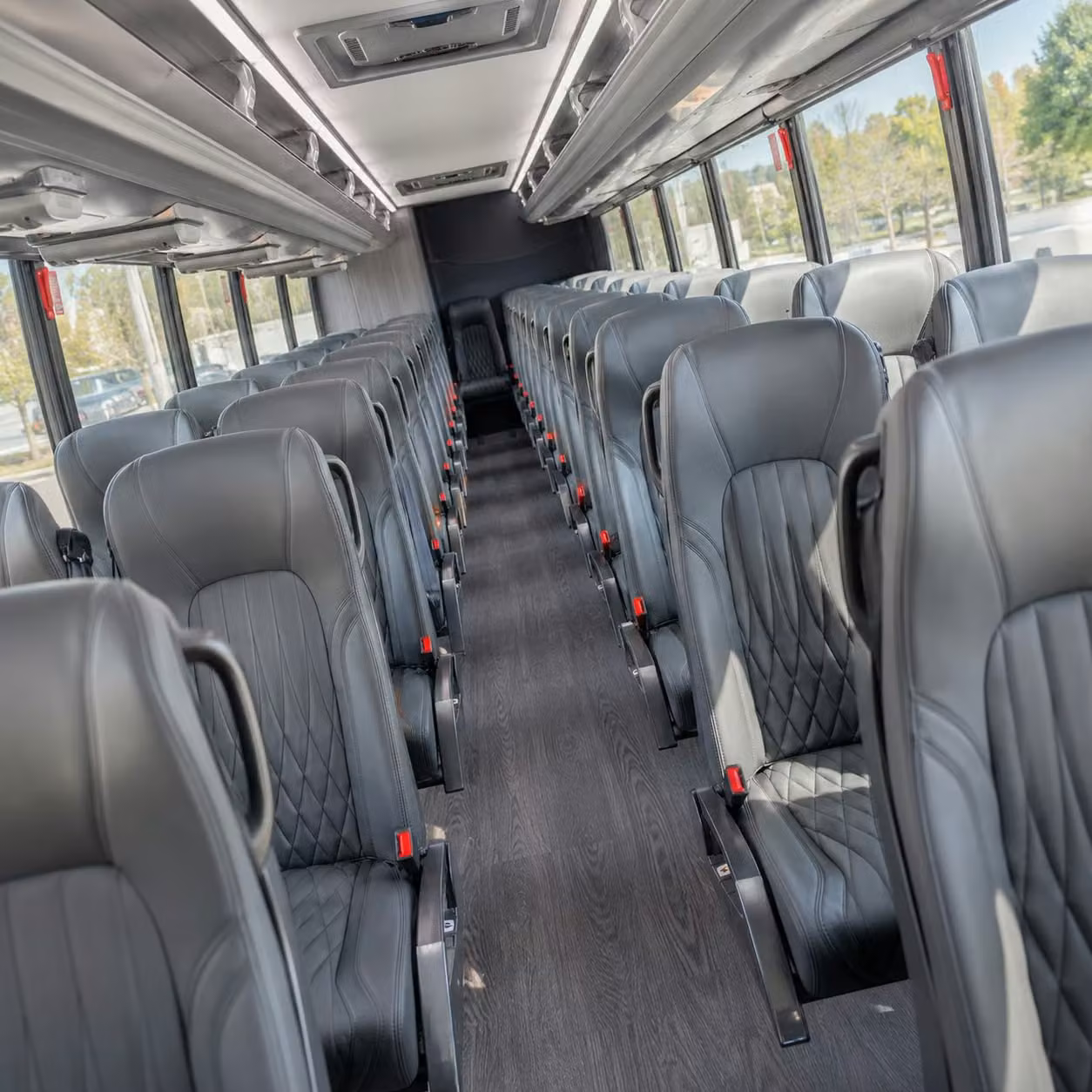 35 passenger minibus interior
