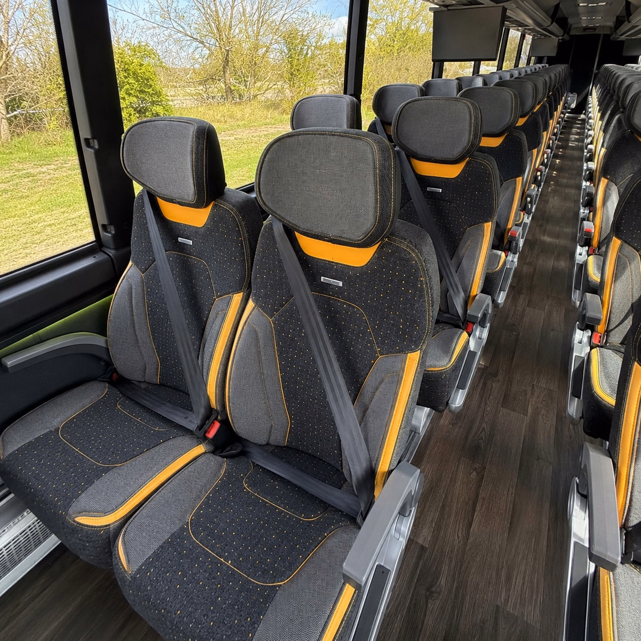 o fallon charter bus interior
