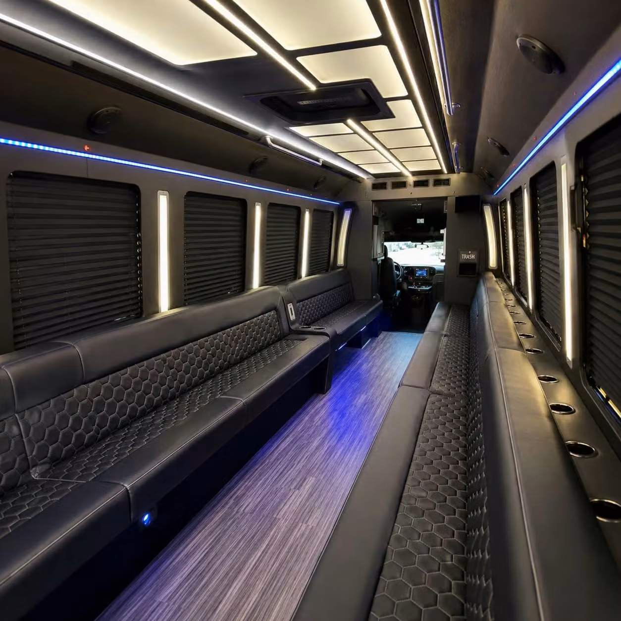 party bus interior