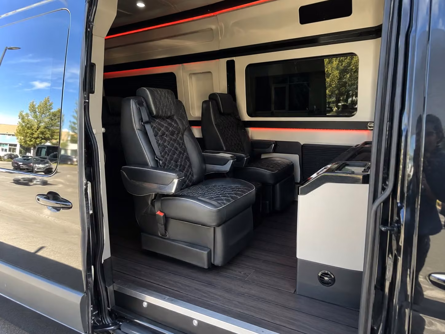 sprinter van with driver interior
