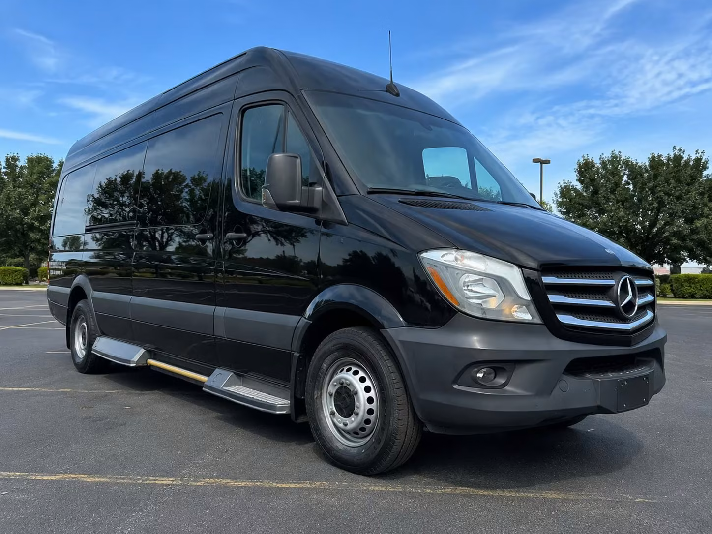 sprinter van with driver